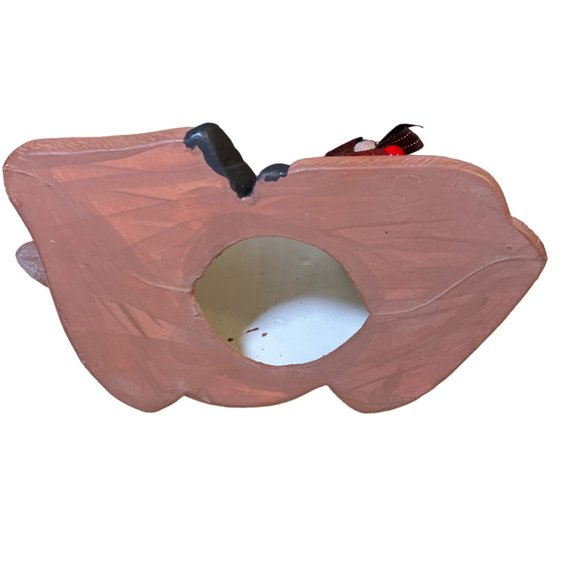 Ceramic Christmas Deer Reindeer Figurines Hand Painted - Picture 13 of 15